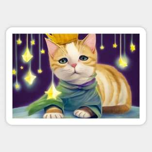 cat  prince Sticker